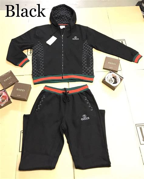 gucci baby sweat suit|gucci jogging suits for men.